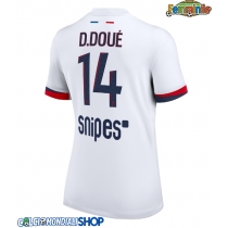 Maglie da calcio Paris Saint-Germain Desire Doue #14 Seconda Maglia Femminile 2025-26 Manica Corta
